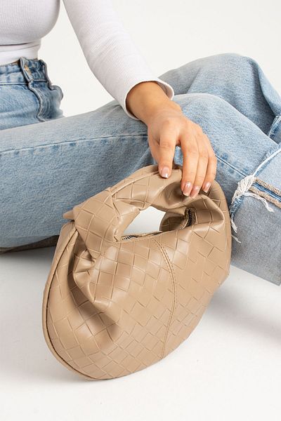 Tina Knotted Detailed Braided Bag