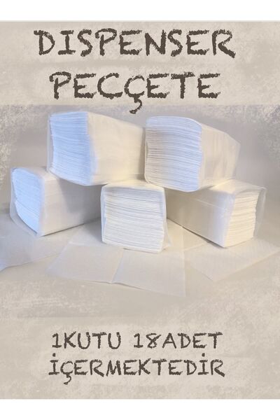 wellpack Dispenser Peçete Ekonomik Masaüstü Peçetesi 18 Paket 1 Koli Kullan At