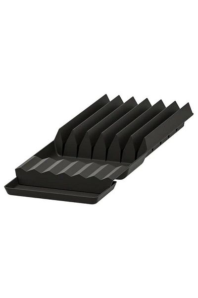 IKEA Uppdatera Drawer Organizer Knife Holder Stand Black