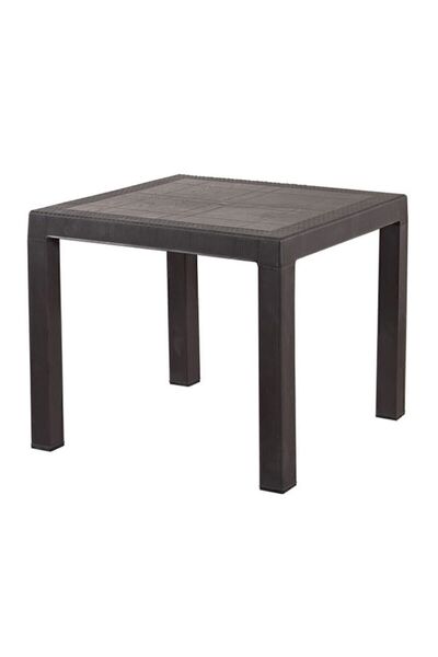 hesapli Rattan Plastik Masa 90 X 90 Cm 4 Renk