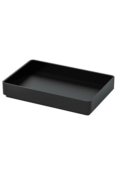 IKEA Tavă de baie neagră Skogsviken - 2 bucăți din plastic