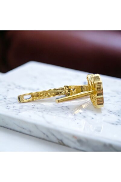 Rachel Silver 925 Ayar Gümüş Altın Renk Unicorn Renkli Mineli Şirin Çocuk Küpesi