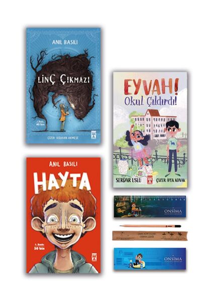 Genç Timaş Eyvah Okul Çıldırdı - Linç Çıkmazı - Hayta Set 3 Kitap