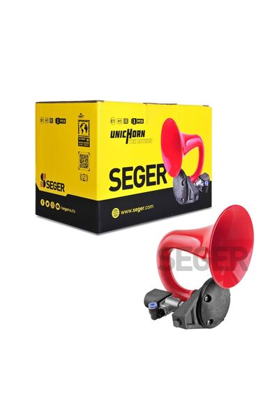 Seger 24 Volt Havalı Korna - Salyangoz Korna - Tır Kamyon Korna - Deve Boynu Scania 24v