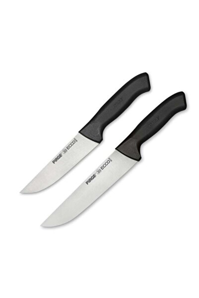 PİRGE ECCO ET BIÇAK SETİ 2 PARÇA SİYAH 35142