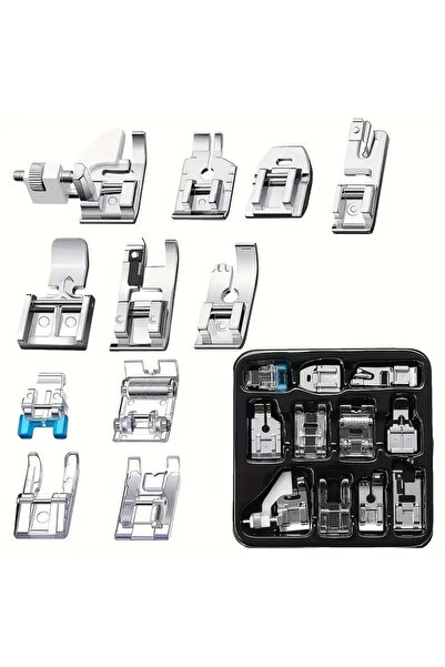 Budeku 11 Parça Ev Tipi Aile Dikiş Makinesi Ayak Seti Singer Janome Pfaff Zetina