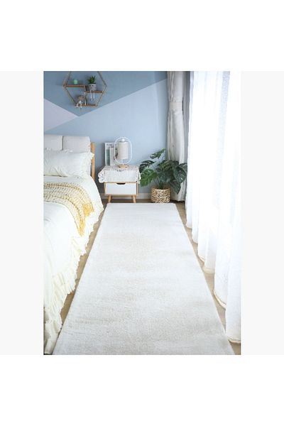Home Box سجادة من فرو الأرنب الصناعي - 80×300 سم