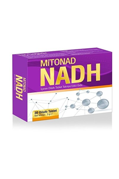MİTONAD Mito Takviye Edici Gıda Nadh Içeren Dilaltı Tablet 30 Dilaltı Tablet 3g