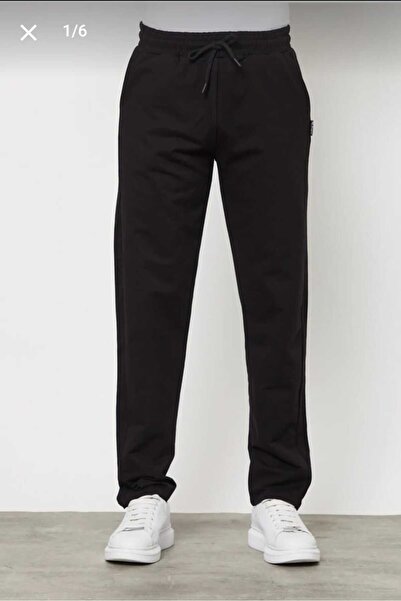 yg ydn giyim Ανδρικό άνετο μαύρο παντελόνι