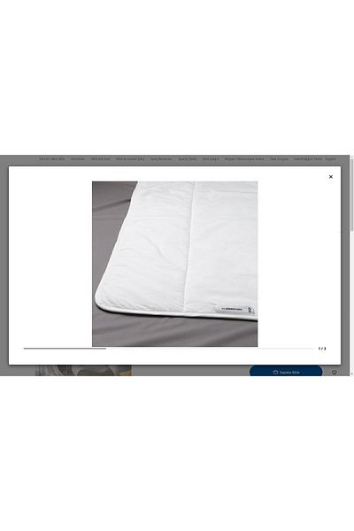 IKEA Stjarnstarr Double Quilt, White, 240x220 Cm, Keeps Cool