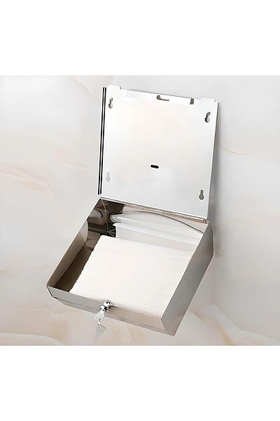 Maxiflow Z Fold 304 Ποιότητας Διανομέας χαρτοπετσετών 400 τμχ Διανομέας χαρτιού Wc Επιτοίχιος