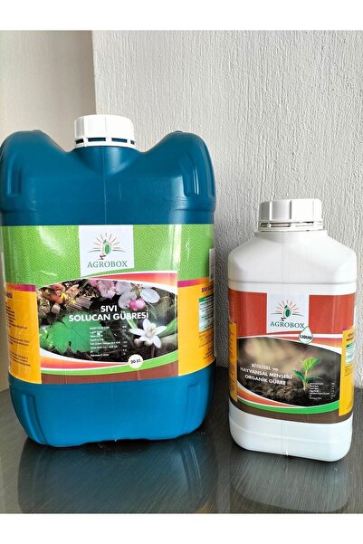 AGROBOX Sıvı Solucan Gübresi (20LT) Liquid Hümik Asit Bitkisel Ve Hayn. Menş....