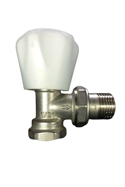 KALDE Köşe Radyatör Vanası 1/2'' Ağır Tip