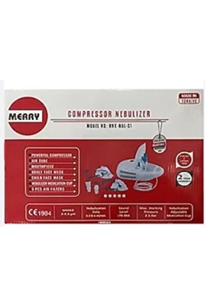 Merry Hünkar Kompresörlü Nebulizatör (HAVA MAKİNESİ)