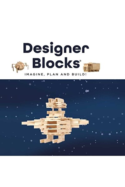 Zetzeka Designer Blocks 100 Doğal Ahşap Parça 3+ Yaş 1+ Oyuncu