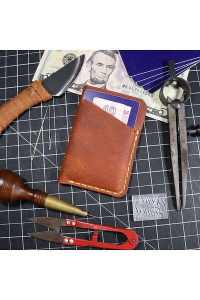 Derici Amca Oneshot Genuine Leather Minimal Card Holder