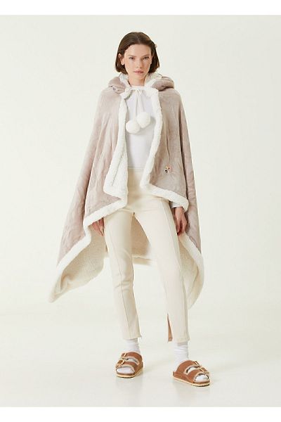 İrya Κουβέρτα Es Parla Karmen Μπεζ Oversize