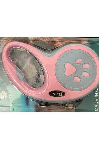 Dalian Home 5 Mt Pink Pet Pattern Luxury Walking Leash - Automatic Retractable