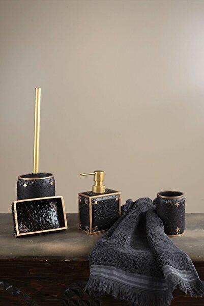 İrya Luxton 4 Parça Banyo Seti Siyah