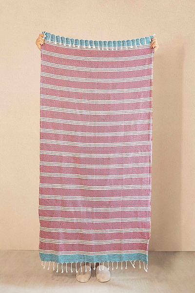 İrya Violet 100% Cotton Peshtemal Pink 90x170