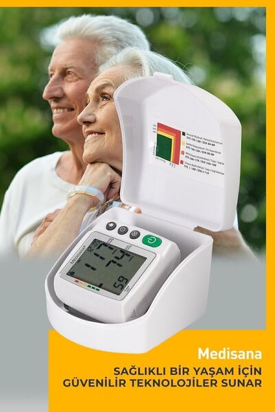 medisana Alman Tasarım Dijital 2x120 Ölçüm Hafıza Saklama Kutulu Bilekten Ölçer Tansiyon Aleti 99535