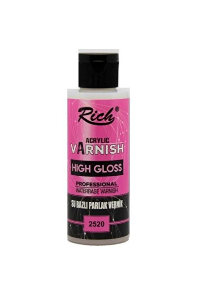 Rich Parlak Vernik Su Bazlı High Gloss 500 Cc