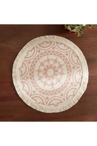 Home Box Garga Printed Polyester and Cotton Placemat - 38 cm