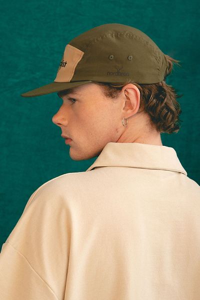 Nordbron Unisex Khaki Plantalist Printed Flexible Rubber Adjustable Cap Hat Sweatband Picton Camper