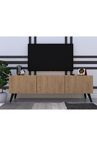 KONAK EV EŞYALARI NOVANTA JR 1.KALİTE %100 MDF 3 KAPAKLI TV ÜNİTESİ,TV SEHPAS...