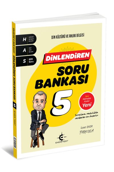 Eker Test Yayınları 5. Sınıf Dinlendiren Soru Bankası (Eker Test) YENİ MÜFREDATA UYGUN