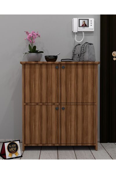 KONAK EV EŞYALARI Torre Ayakkabılık,%100 MDF,Kolay Kurulum,ÇokAmaçlı Dolap