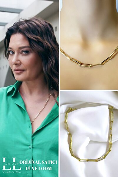 Luxe Loom Zarafetin Işıltısı Kadın Gold Renk Nurgül Yeşilçay Özel Seri Lüks A...