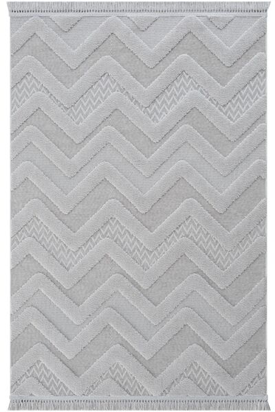 Cool Halı Block 1039 Gri Kaymaz Koridor Halı Kesme Yolluk Mutfak Halısı Yumuş...