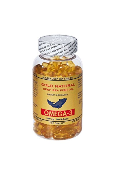 Gold Natural Omega 3 200 Softgel - Fish Oil Us
