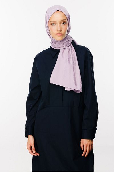 Mooncorn Μεταξένιο σάλι ζακάρ με σχέδιο Lila Aura
