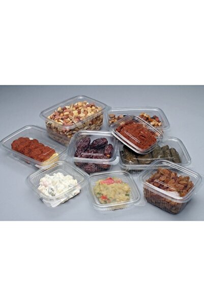 Genel Markalar Mg Home 100 Adet Aşure Tatlı Kasesi Plastik Sızdırmaz Kap 250 gr 100 Adet