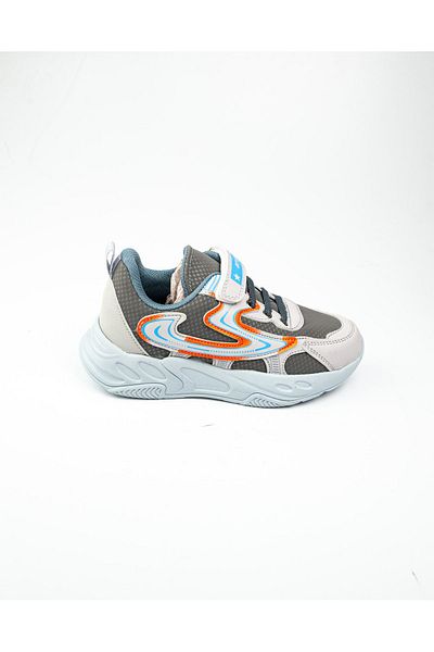 BABALİ Παιδικά αθλητικά παπούτσια Arvenzo 030 Grey με Daddy