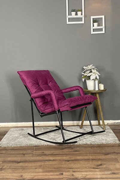 Berta Concept Harpy Sallanır Sandalye & Dinlenme Koltuğu Mor