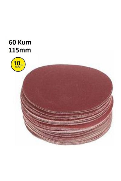 Master Hook and Loop Sandpaper 115mm 60 Grit 10pcs