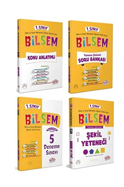 Editör Yayınevi Editör Yayınları 1. Sınıf Bilsem Hazırlık Seti