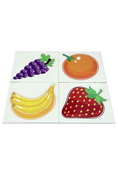 LAÇO KİDS 2 + 3 + 4 + 5 Parça Baby Puzzle: Meyveler