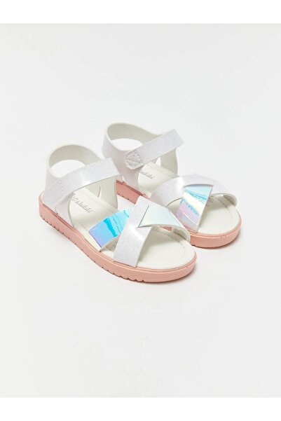 LC Waikiki LCW STEPS Velcro Cross Strap Baby Girl Sandals