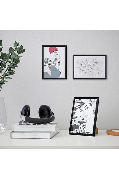 IKEA Yllevad Picture Frame A5 Black 18x13 Cm