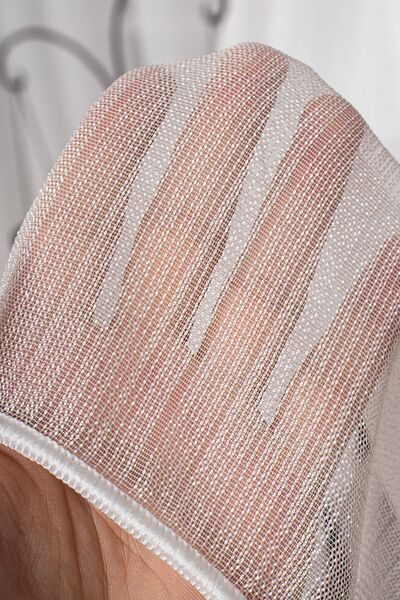 Perdelit Simli Düz Tül Perde (1/2.5 Normal Pile)