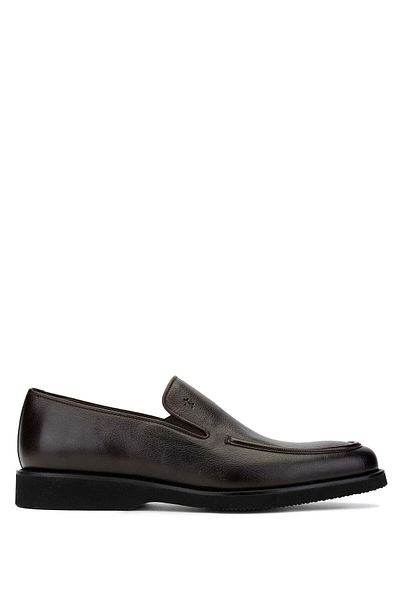 Tamer Tanca Men's Brown Genuine Leather Loafer Shoes