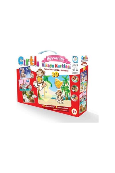 LAÇO KİDS Cırtlı Hikaye Kartları Hayvanlar