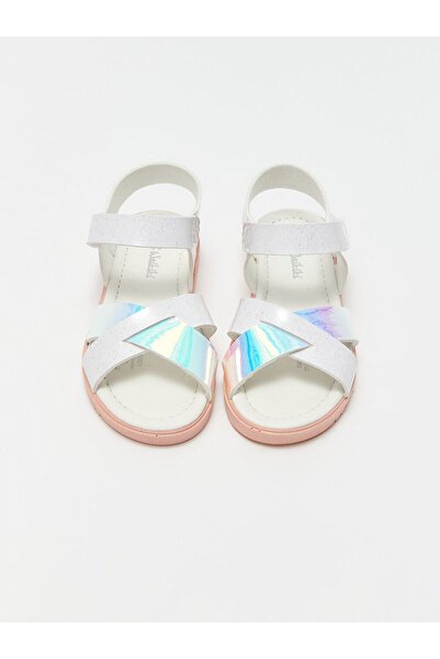 LC Waikiki LCW STEPS Velcro Cross Strap Baby Girl Sandals