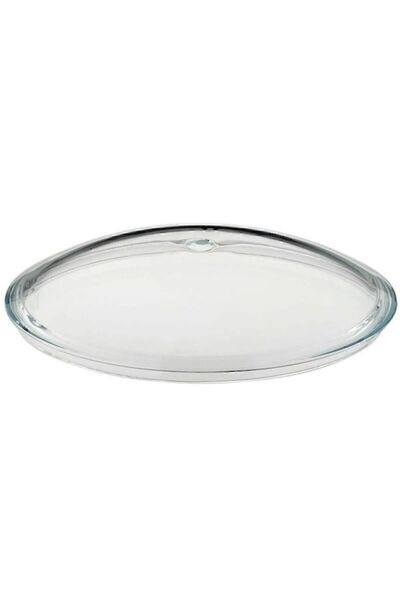 Paşabahçe Cam Tencere Tava Kapağı 28 Cm Metal Kulpla