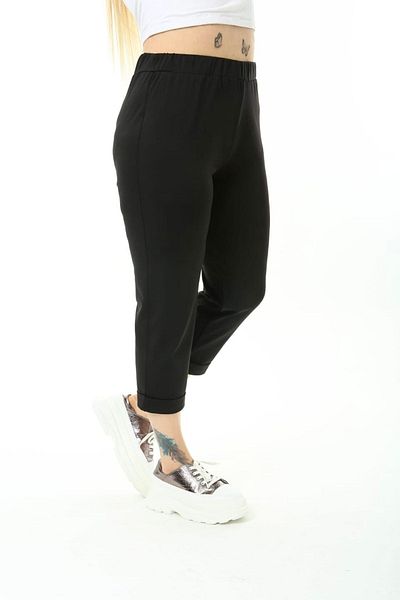 Esina Women's Diver / Scuba Fabric Capri Pants