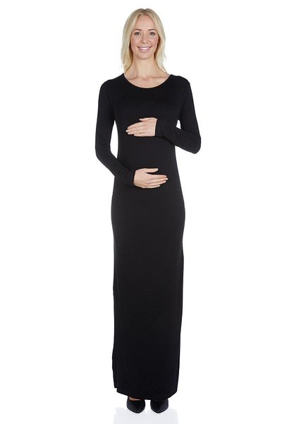 Luvmabelly 5320 Rochie lungă de maternitate din bumbac